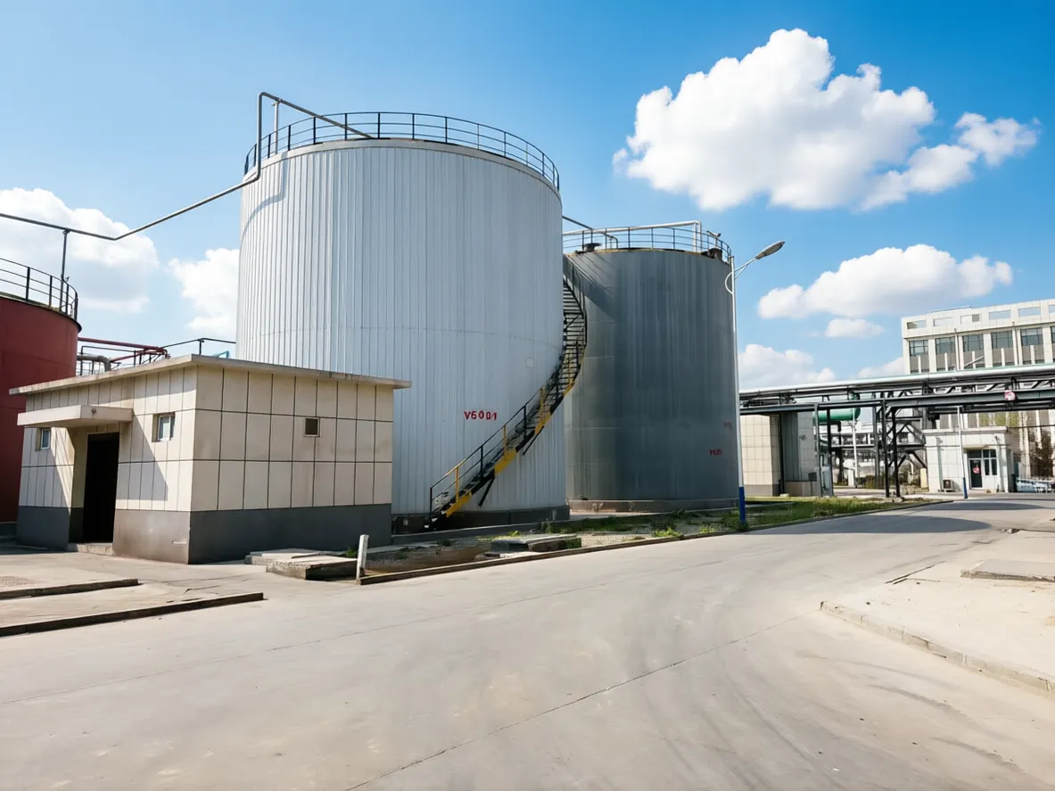 Multiple intermediate storage tanks - Production workflow storage system